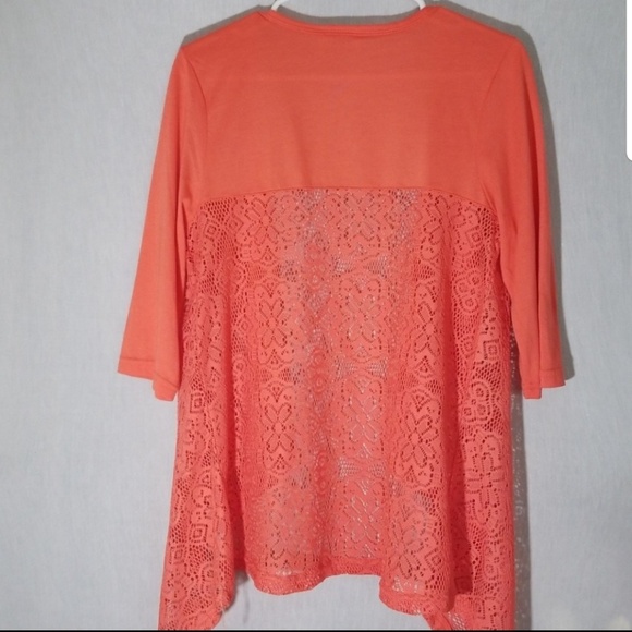Short Sleeve Lace Cardigan - Picture 5 of 5